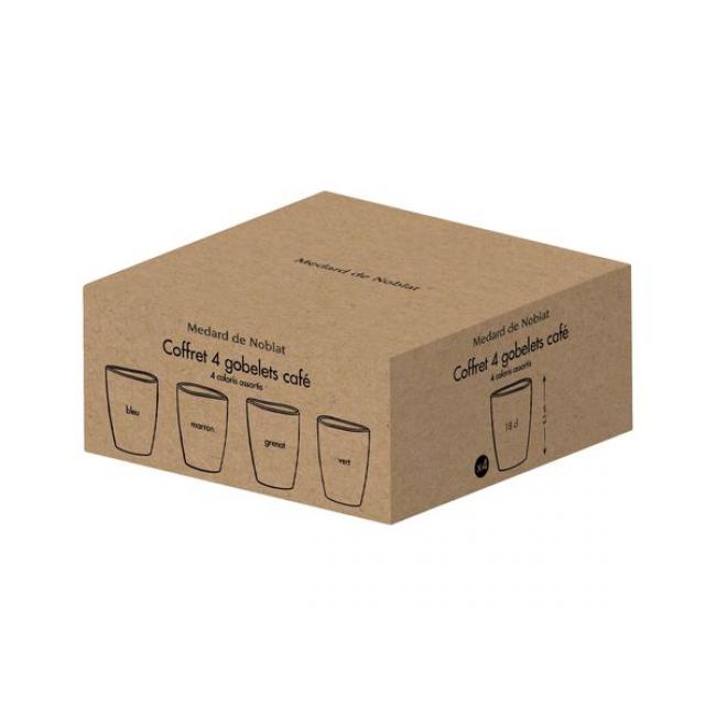 Set de 4 gobelets assortis Fuji